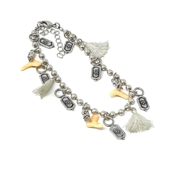 New Free People Tassel Bohemian Anklet Charm Bracelet - Picture 1 of 4